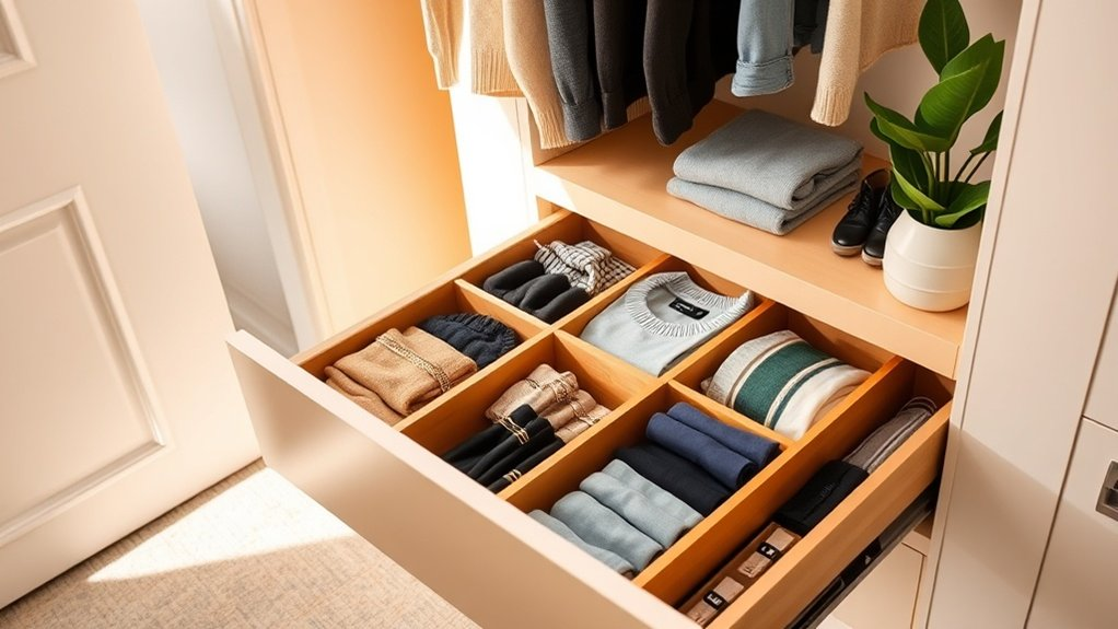 maximize drawer space efficiently