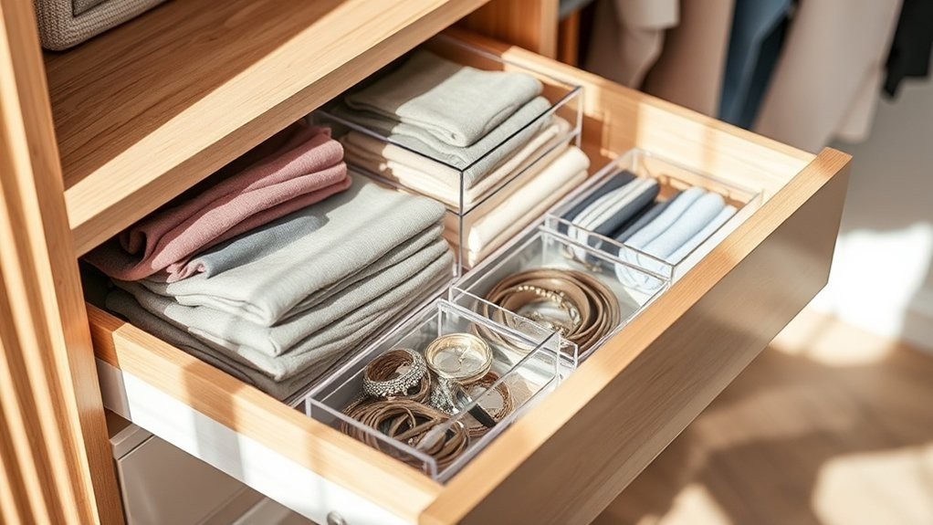 maximize drawer space efficiently