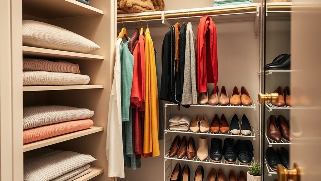 maximize small closet efficiency
