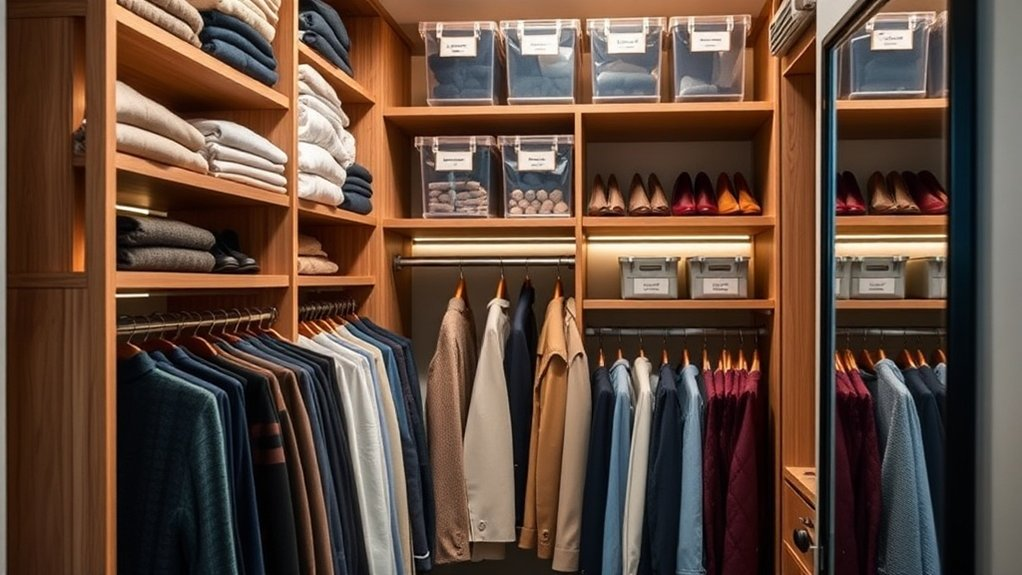 maximize small closet efficiency