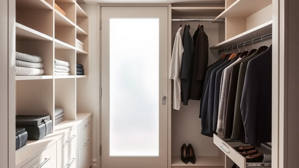 maximize small closet organization