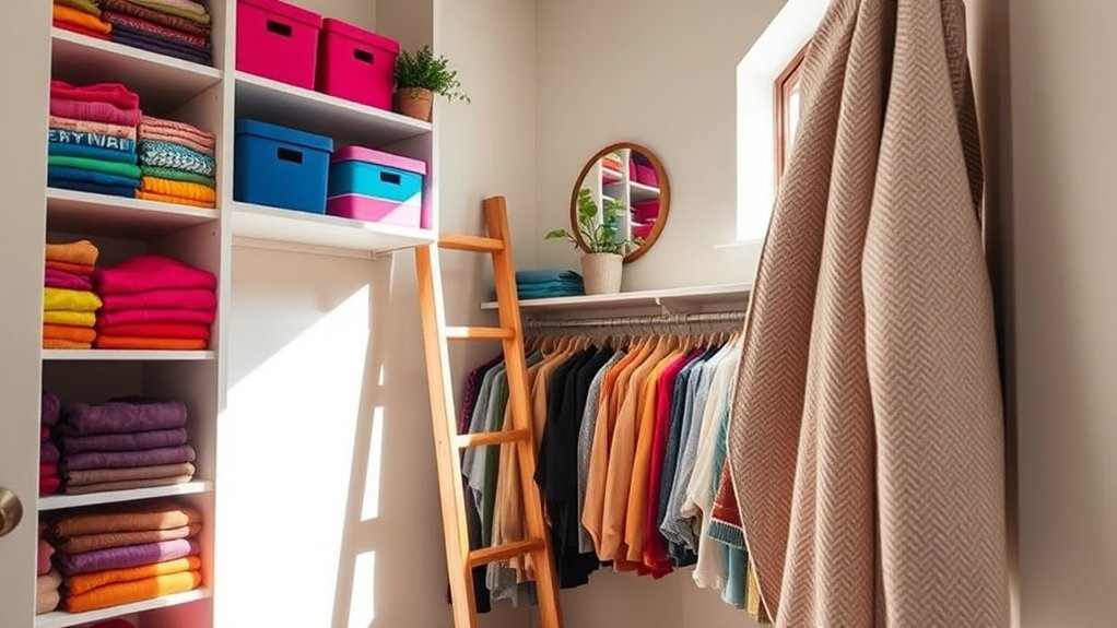 maximize small closet space