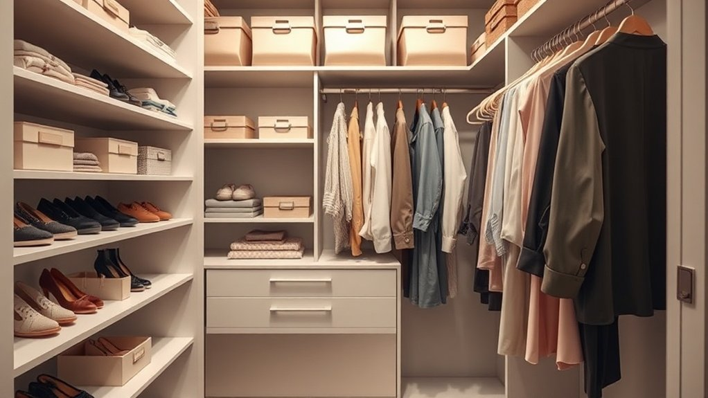 maximize small closet space