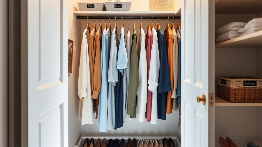 maximize small closet space