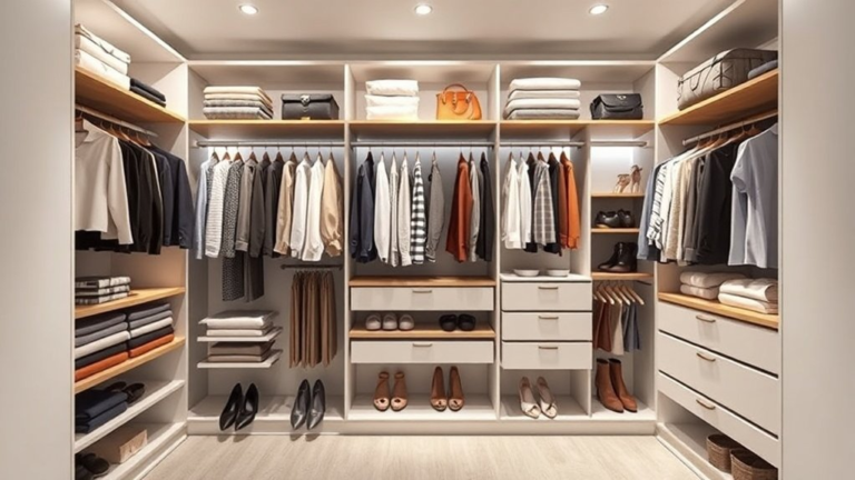 maximize small closet space