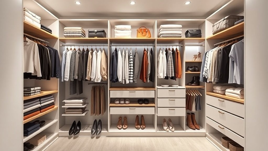 maximize small closet space