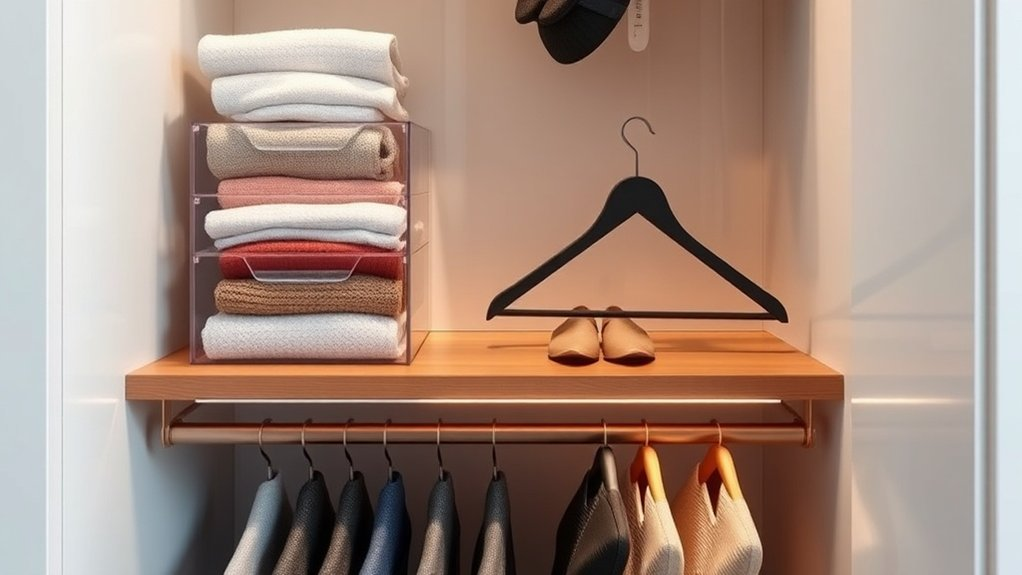 maximize small closet space