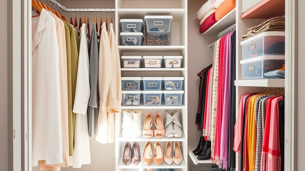 maximize small closet space