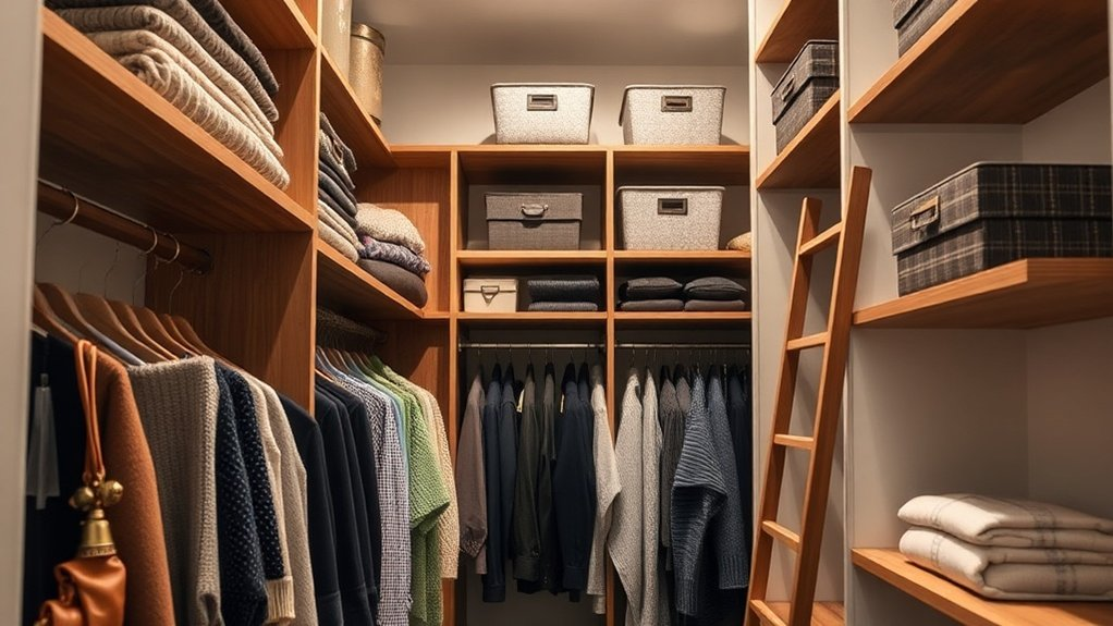 maximize small closet space