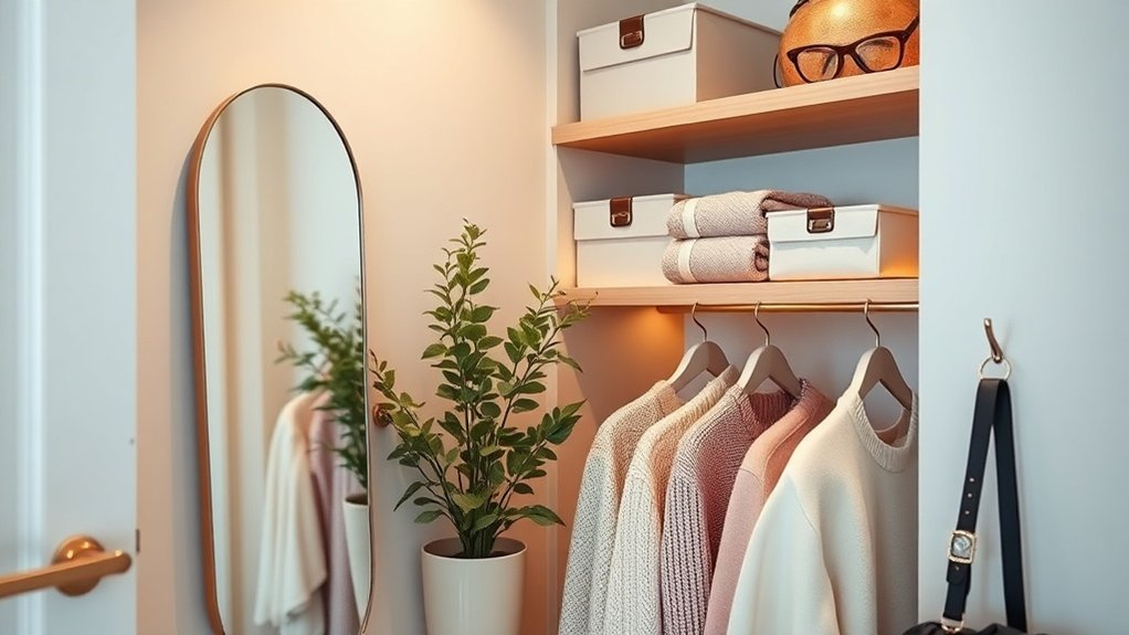 maximize small closet space