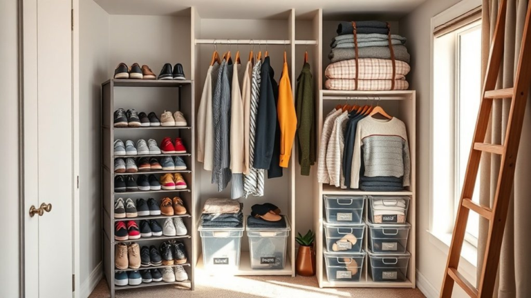 maximize small closet space