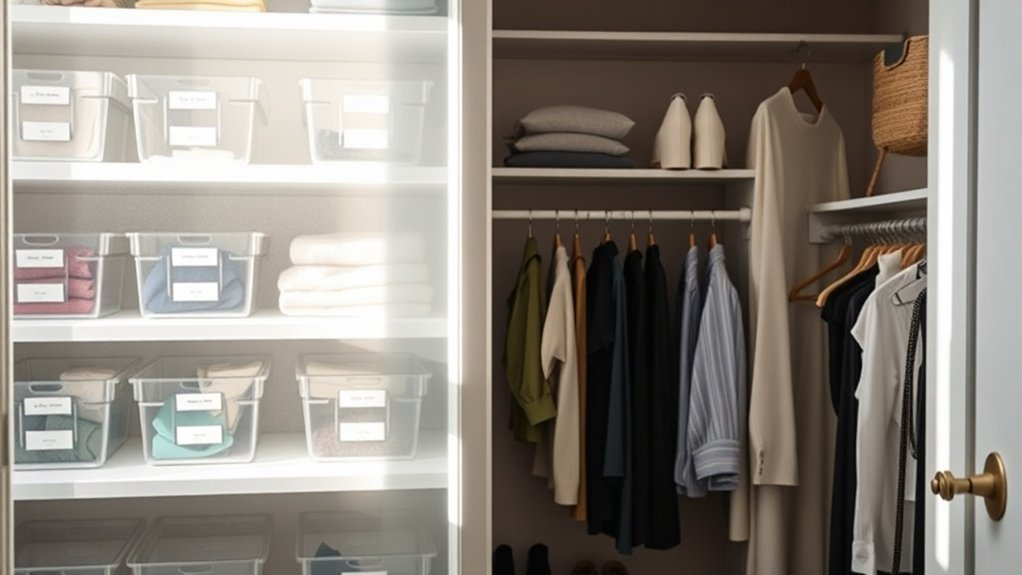 maximize small closet space
