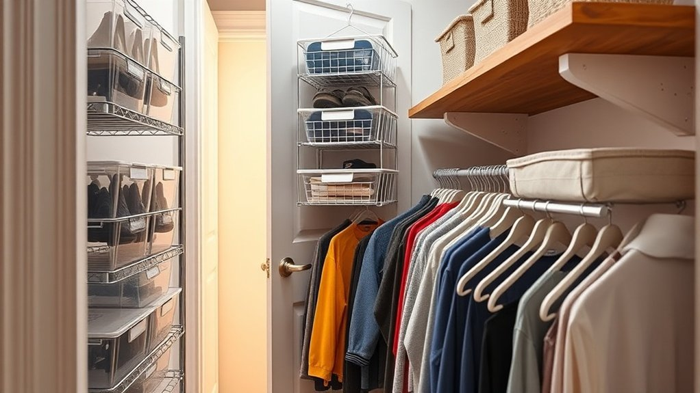 maximize small closet space