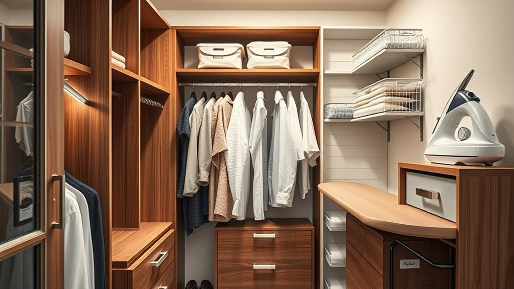 maximize tiny closet space