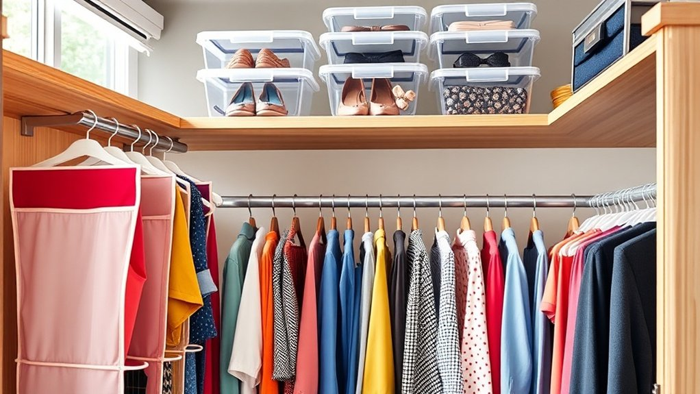 maximize vertical closet organization
