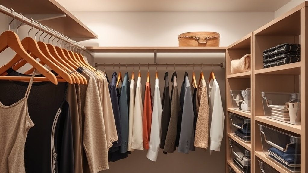 maximize vertical closet space