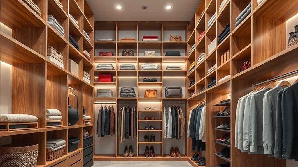 maximize vertical closet space