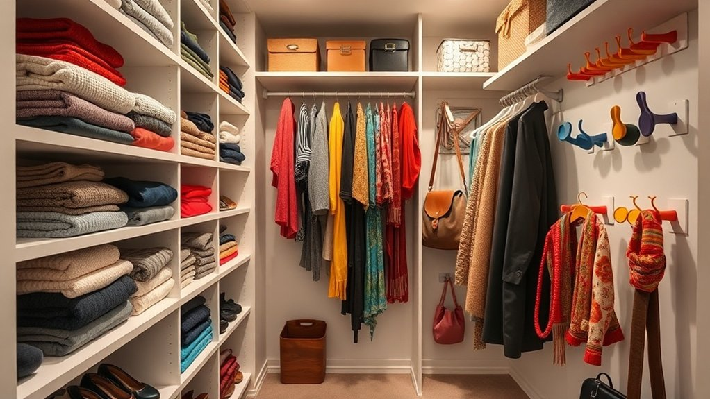 maximize vertical closet space