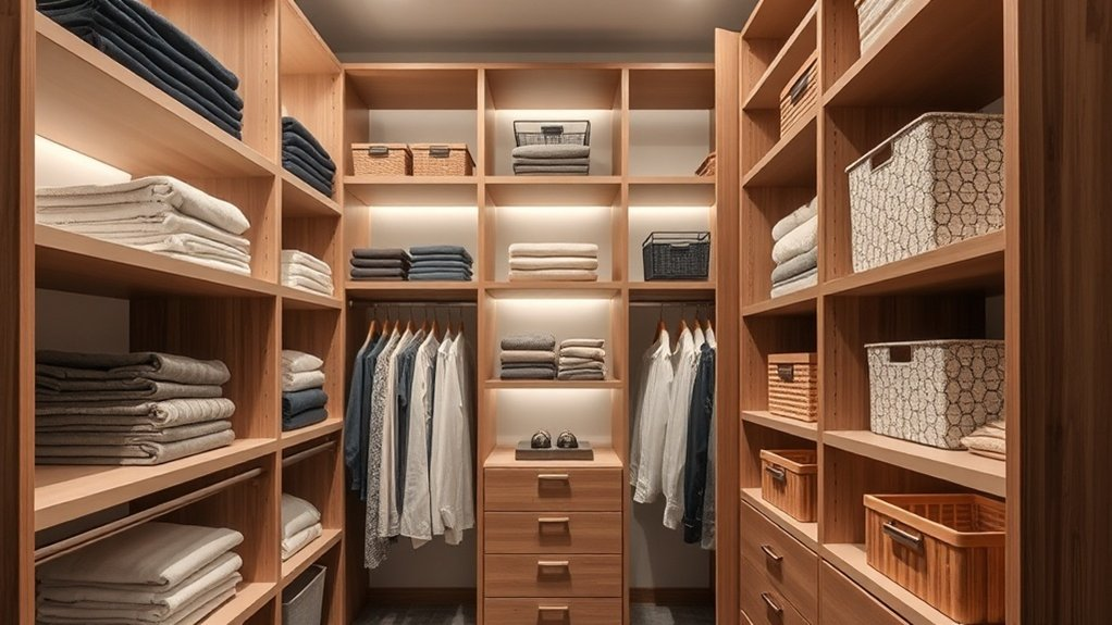 maximize vertical closet space