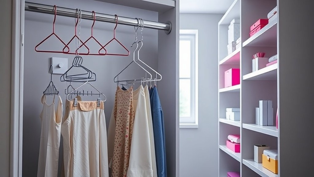 maximize vertical closet space