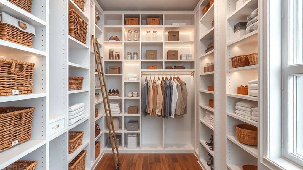 maximize vertical closet storage