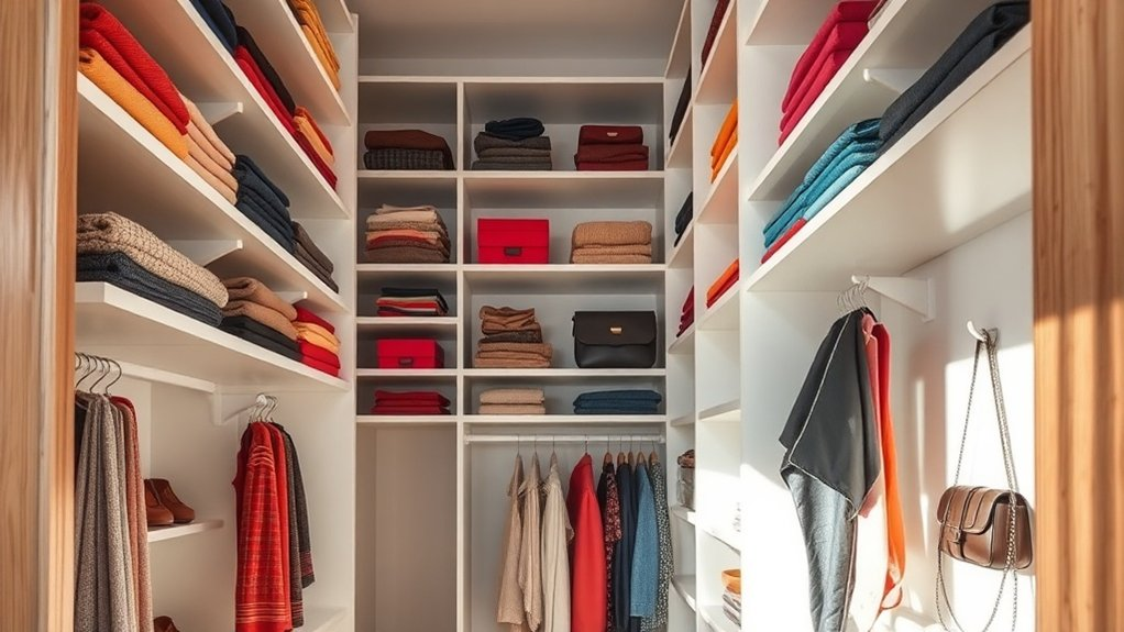 maximize vertical closet storage