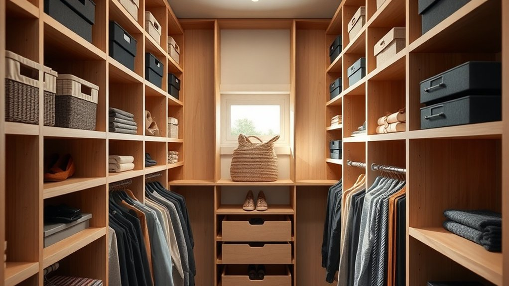 maximize vertical closet storage