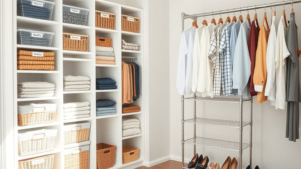 maximize vertical closet storage