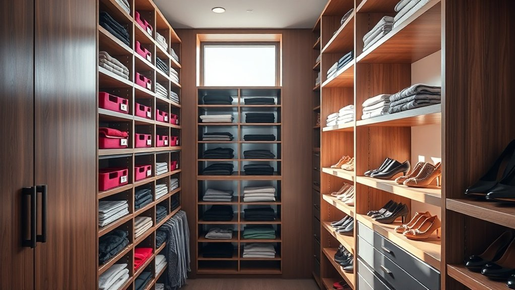 maximize vertical closet storage