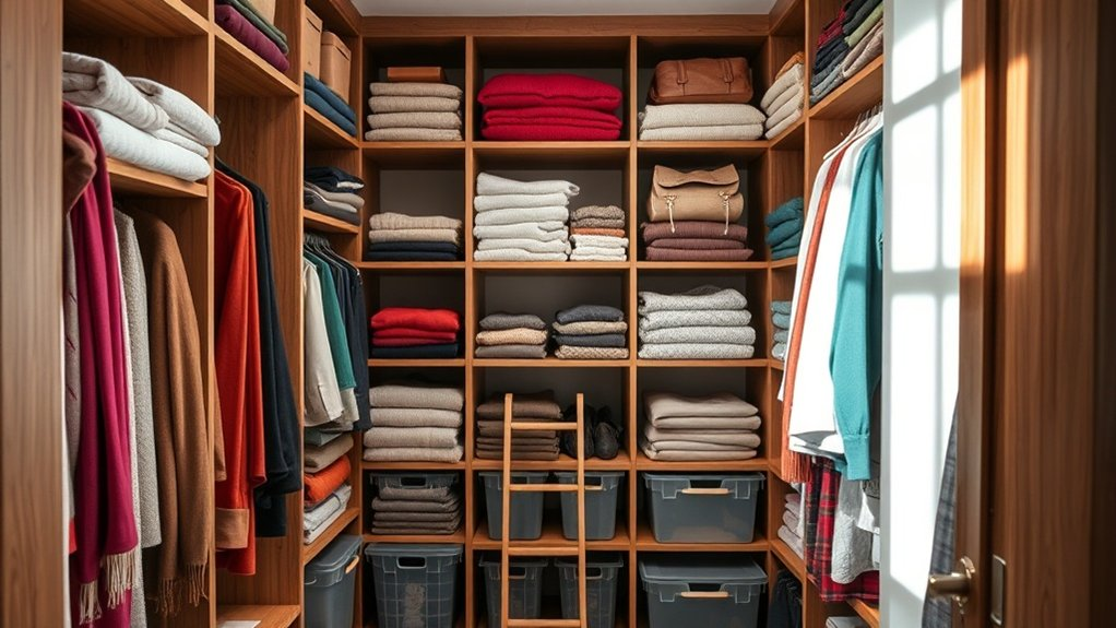 maximize vertical closet storage