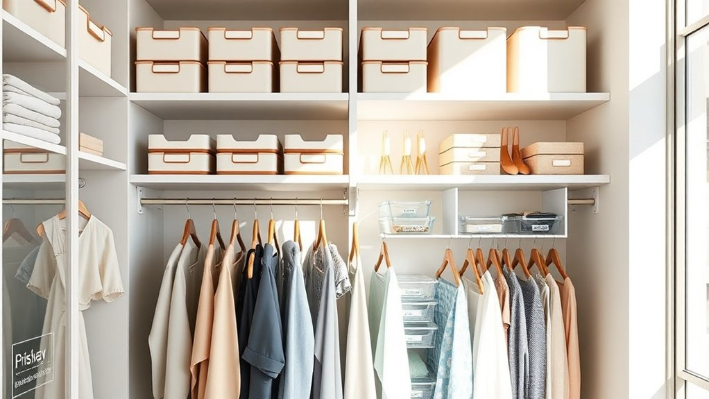 maximize vertical closet storage