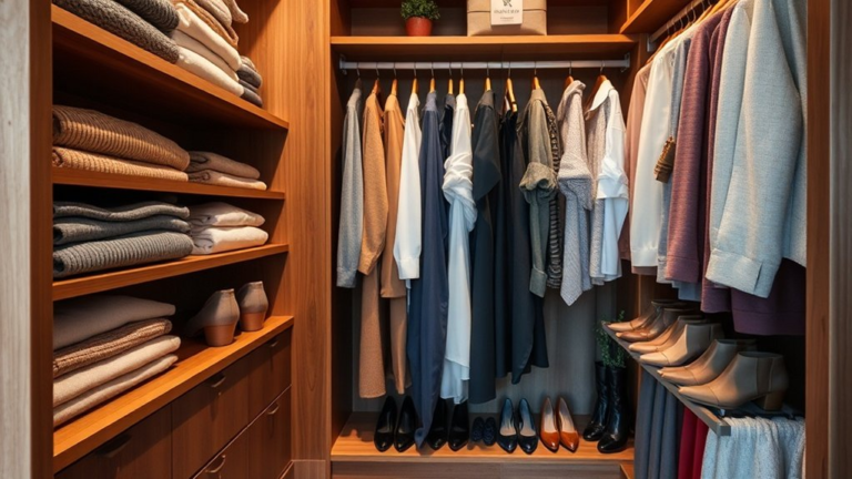 maximizing small closet space