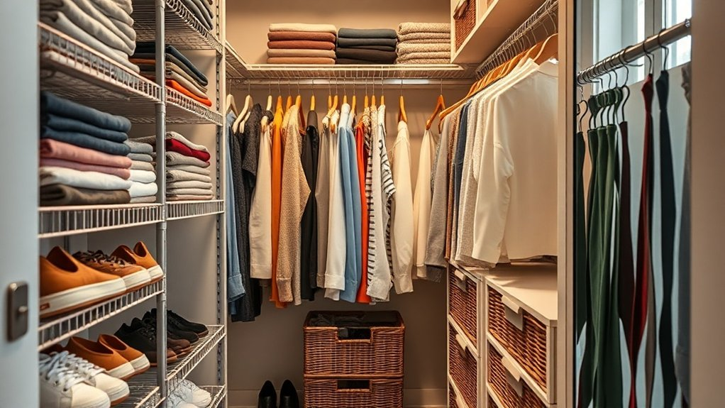 maximizing small closet space