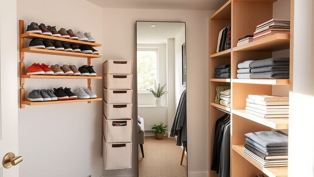maximizing small closet space