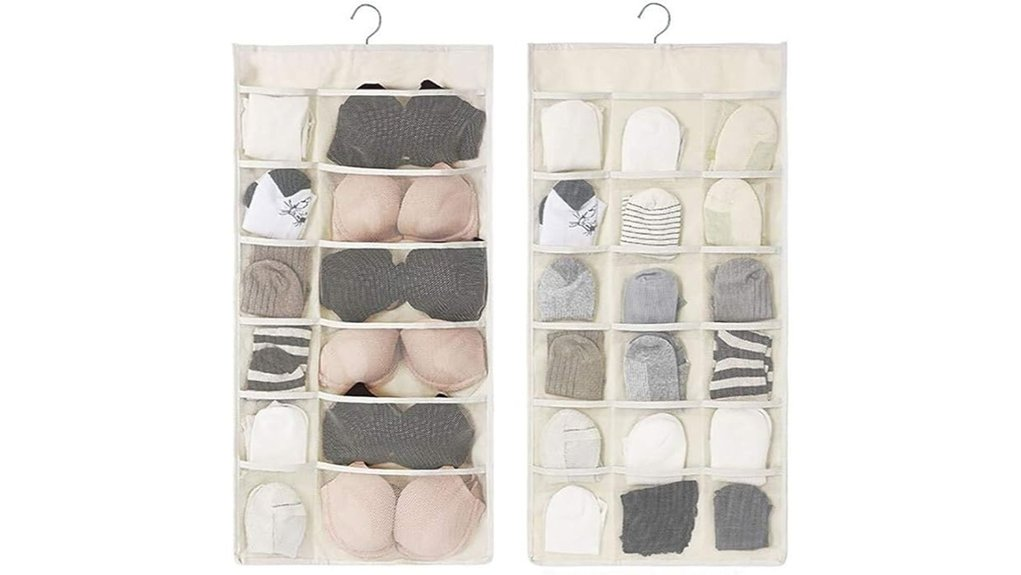 mesh pocket hanging organizer