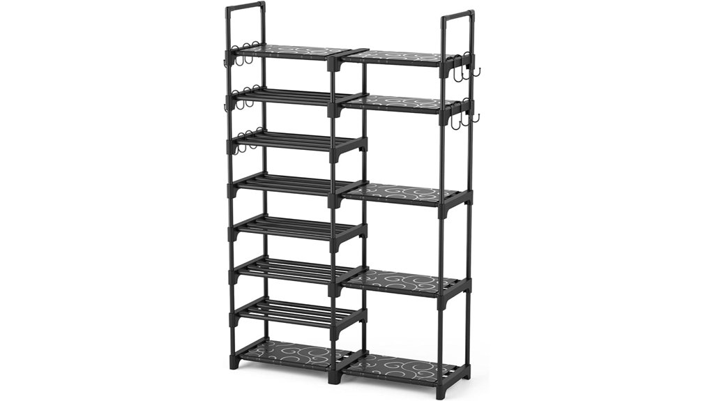metal shoe rack organizer