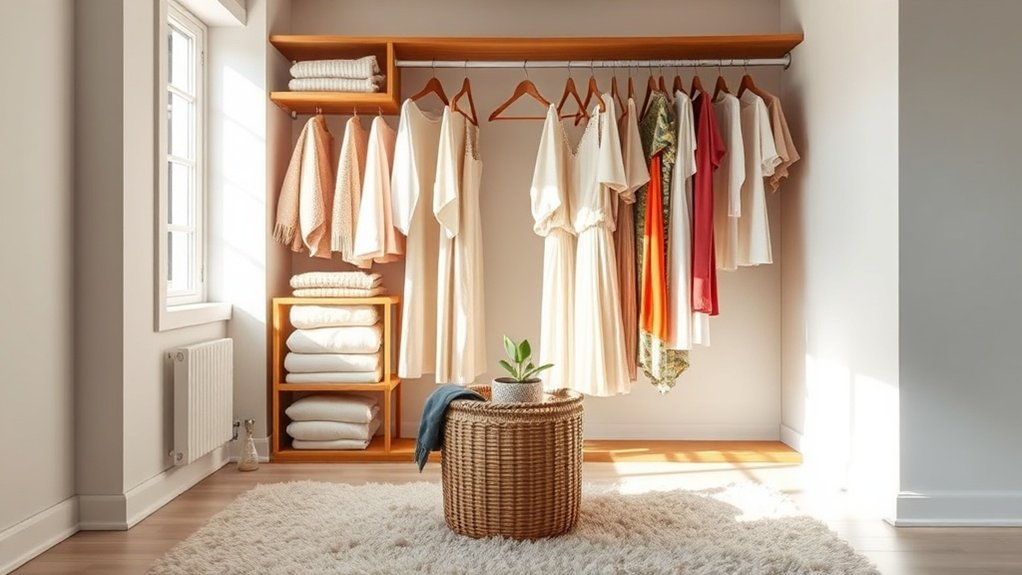 mindful closet decluttering process