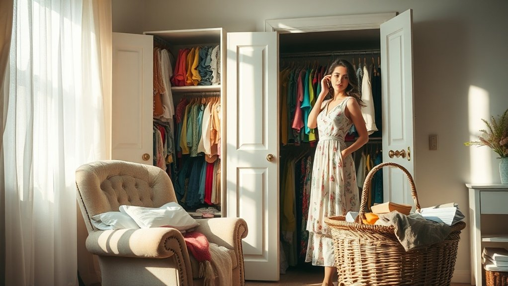 mindful closet decluttering steps