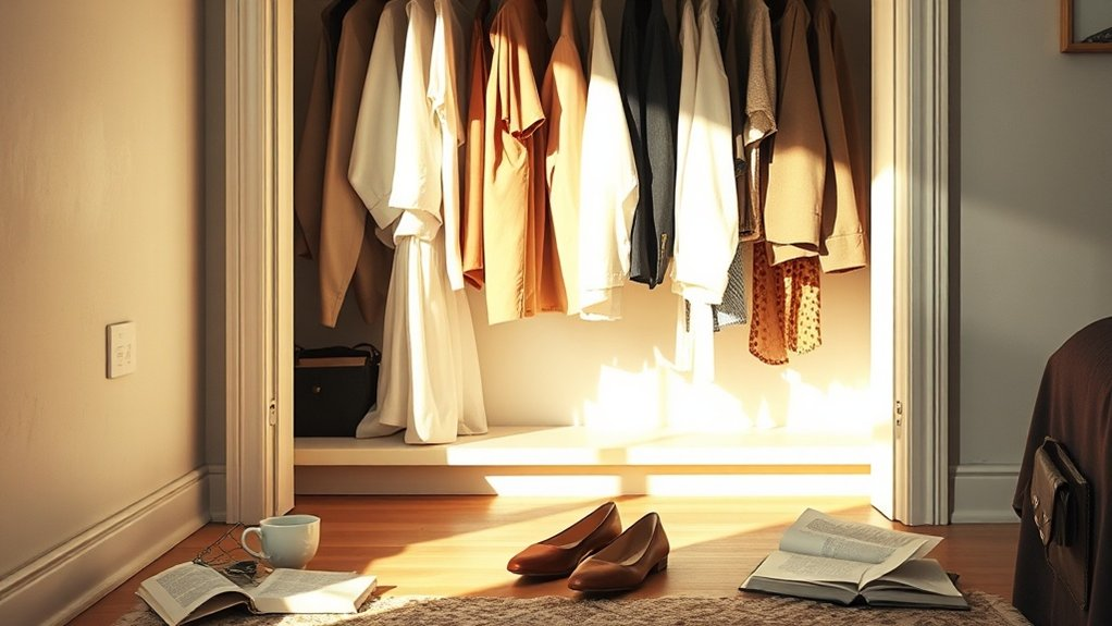 mindful closet organization challenges