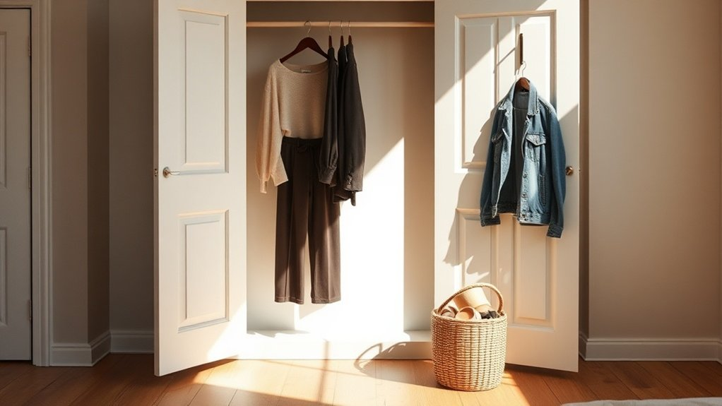mindful closet organization choices