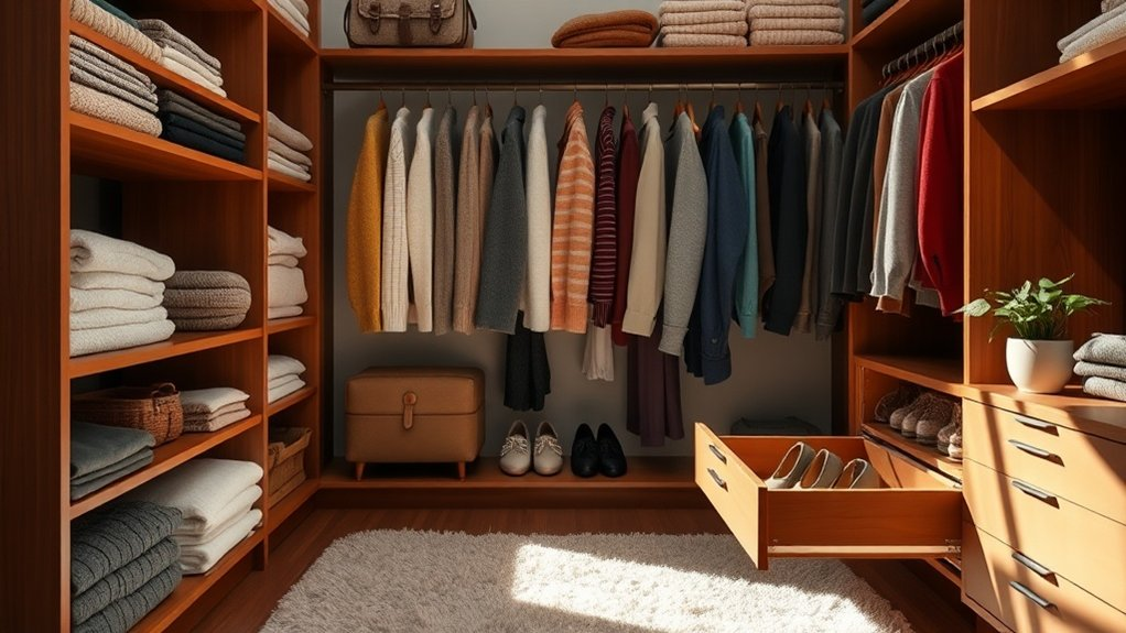 mindful closet organization practices
