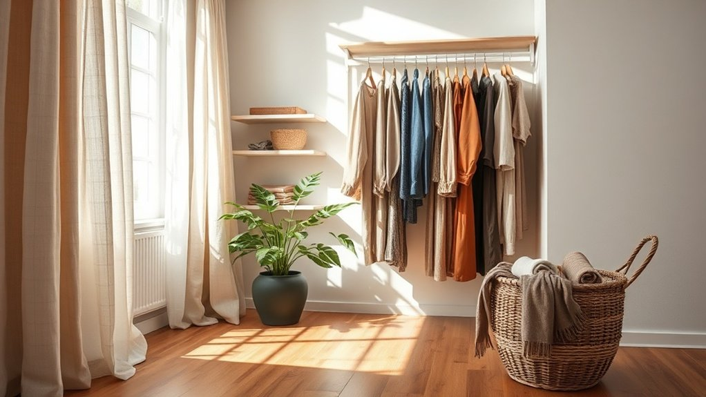 mindful closet organization process
