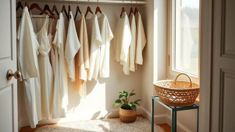 mindful closet organization process