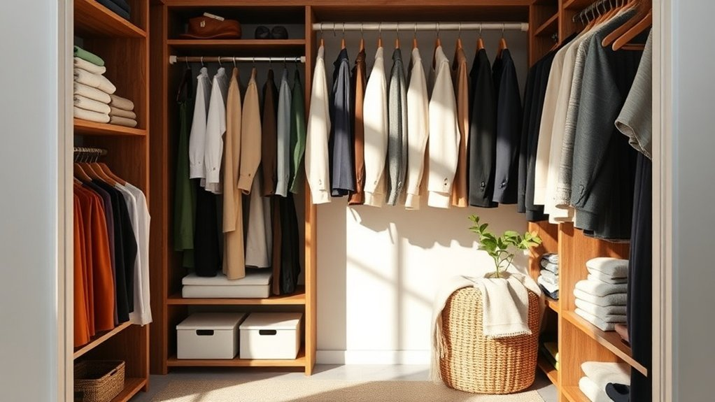 mindful decluttering and organization