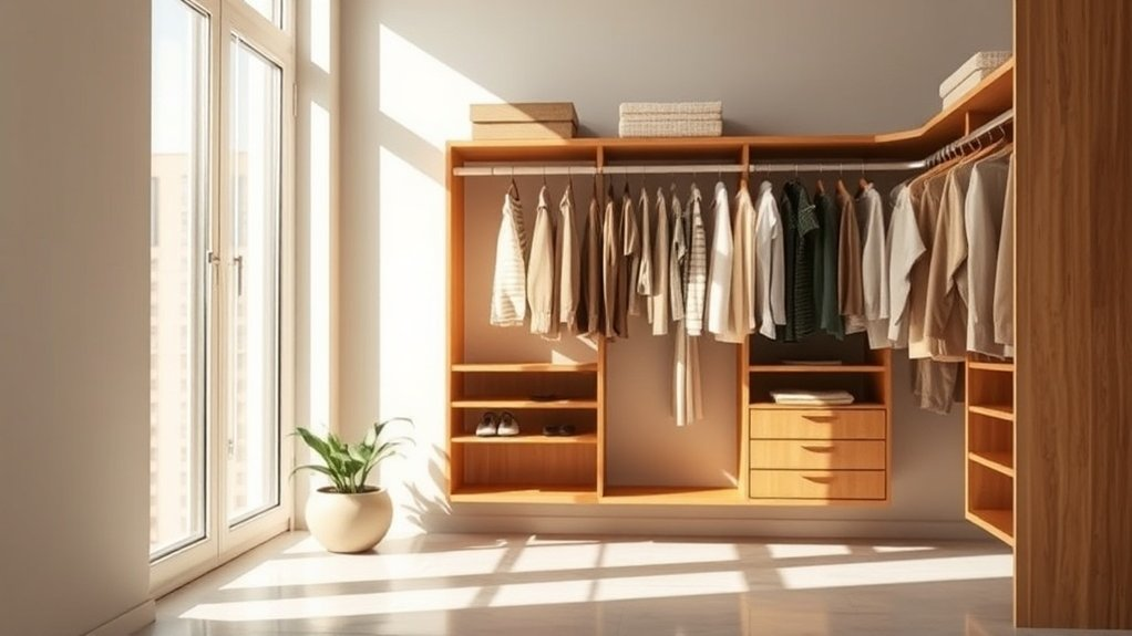 minimal closet maximum clarity