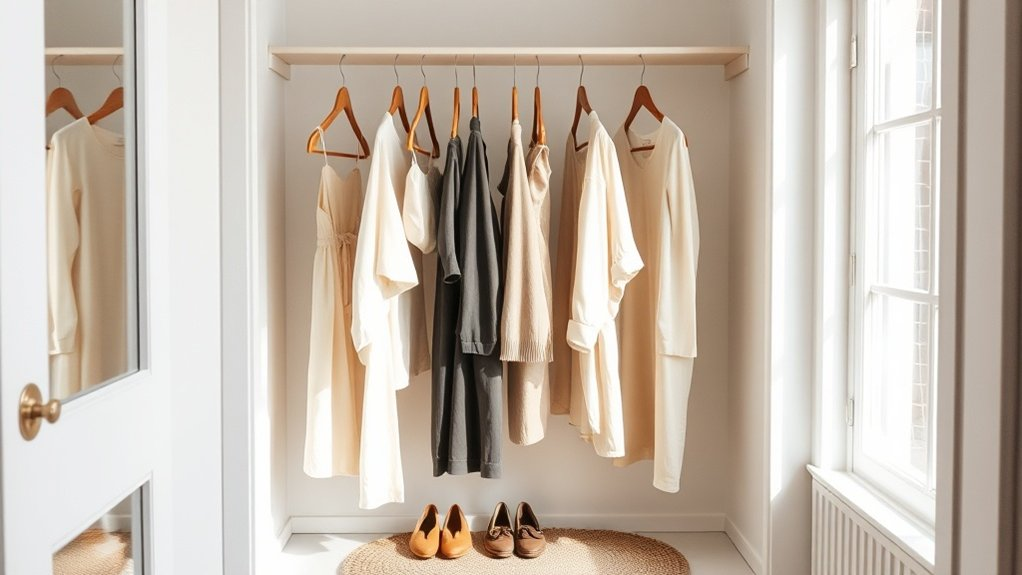minimal closet maximum joy