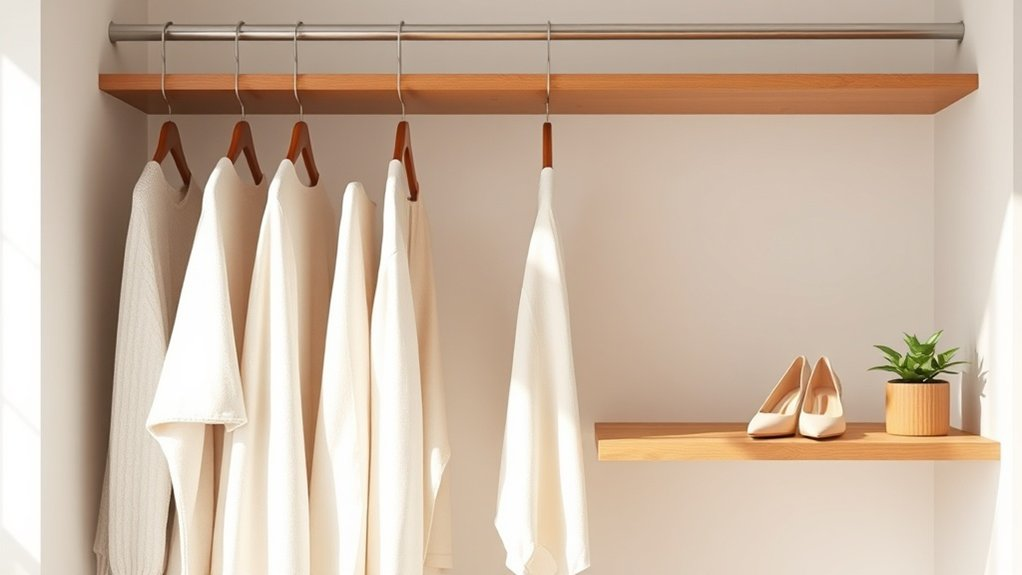minimalism for closet clarity