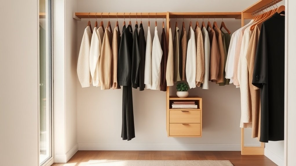 minimalist closet organization benefits