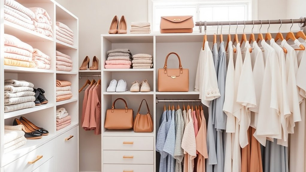 minimalist closet organization strategies
