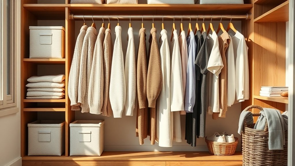minimalist closet organization tips